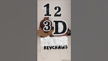 123D Keychains Feb - Elephant 🐘 #3dprinting #art