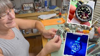 Finished Vintage French Arnex Divers Watches