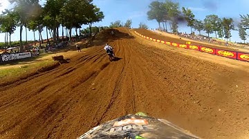 GoPro HD: Derek Anderson Practice Lap 2012 Lucas Oil Pro Motocross Championship Budds Creek