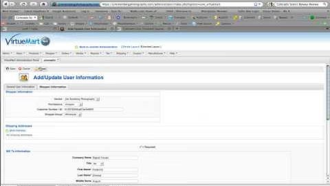 Users and Orders in Virtuemart (Part 1)