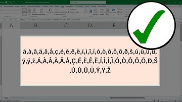 Corregir caracteres especiales ✔️ (Tíldes, Acentos, Ñ y/o Otros) en Excel