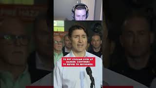 Justin Trudeau Admits He's Going Back On His Word 👀 #shorts