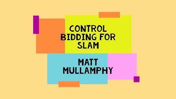 Control bidding for Slam