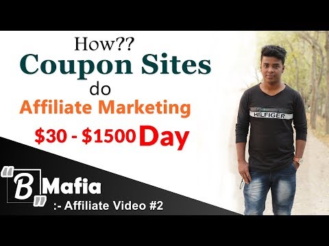 How Coupon Sites Do Affiliate Marketing and Earn $1500/Day