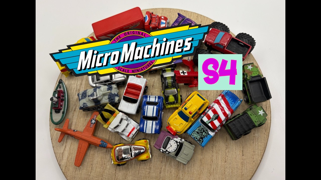 Micro Machines Spotlight Season 4! 20 Vintage Micro Machines.