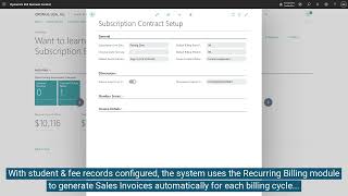 Demo of Dynamics 365 Business Central Best Finance Software for Schools, Colleges & Universities screenshot 1