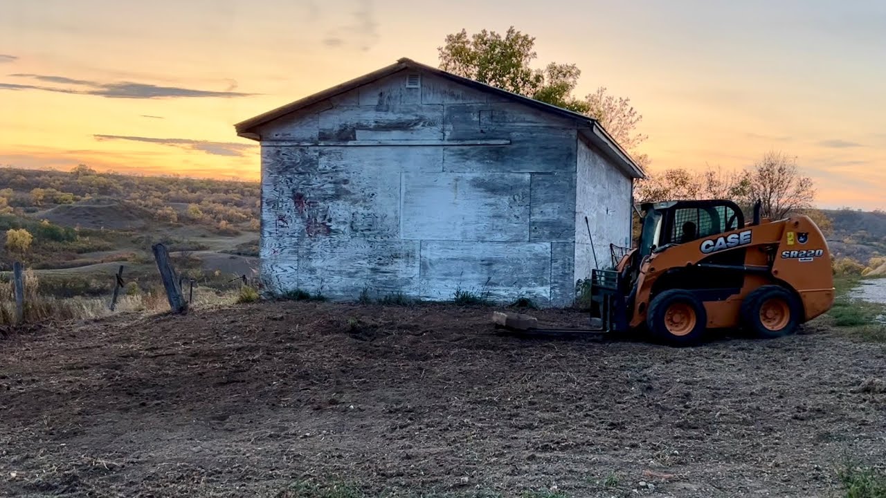 Skid Steer vs Buried Junk Wasteland Reclamation Project (3/5) YouTube