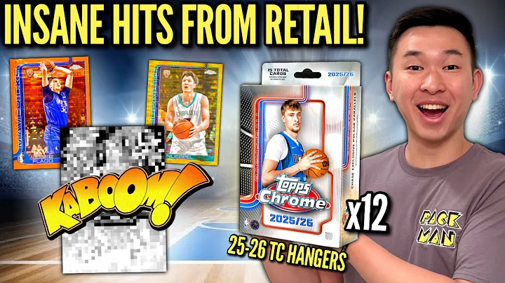 MY CRAZIEST PULL FROM RETAIL! 😱🔥 2025-26 Topps Chrome Basketball Retail Hanger Box Review