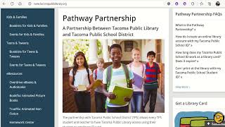 Tacoma Public Library Pathways Partnership Login Video