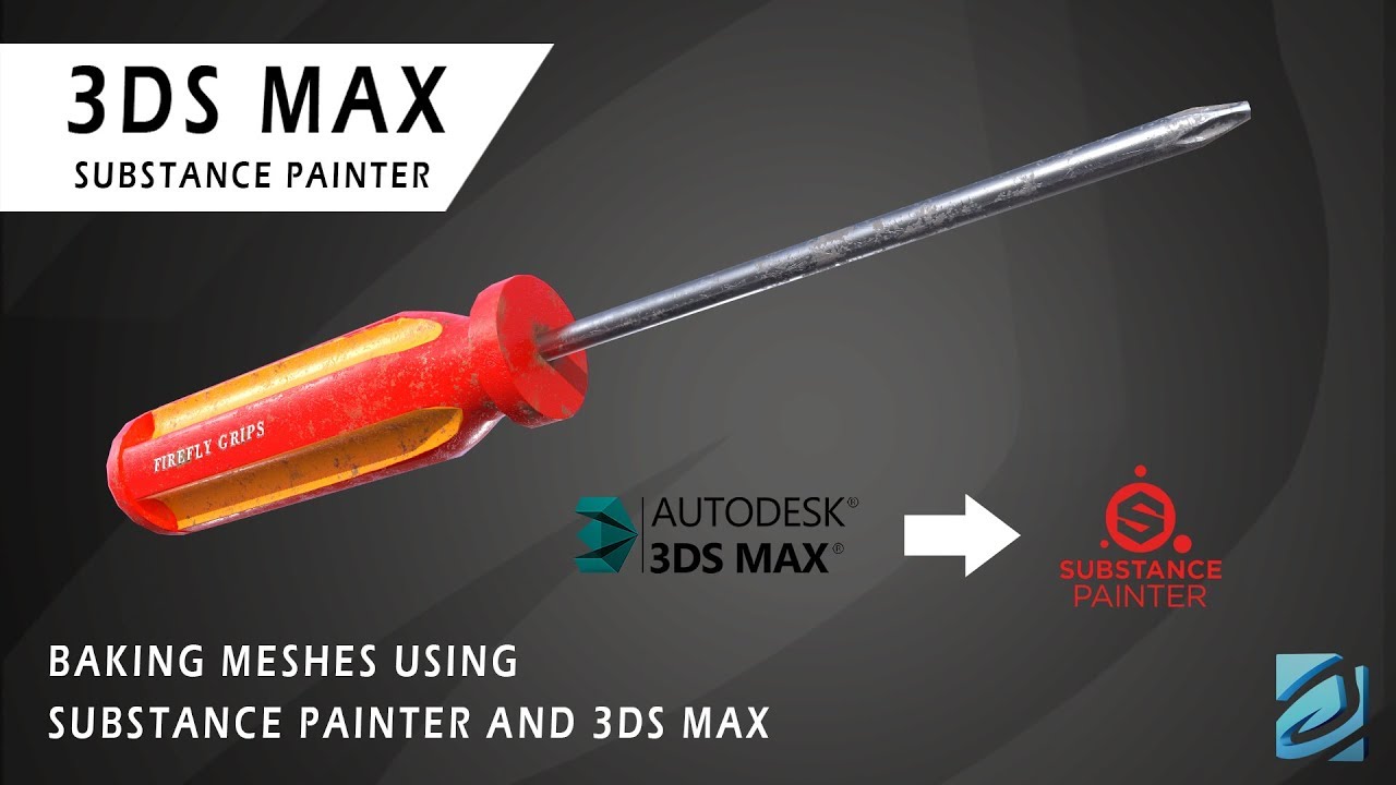 Substance Painter Tutorial - Baking Meshes using 3DS Max - YouTube