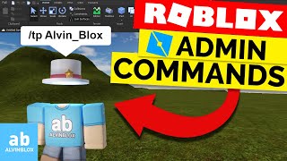 MAKE ADMIN COMMANDS - Roblox Scripting Tutorial (Advanced)