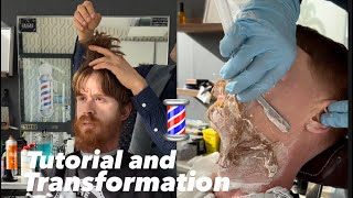 Men’s haircut and hairstyles transformation tutorial #tutorial #learning #hairsalon #barbershop