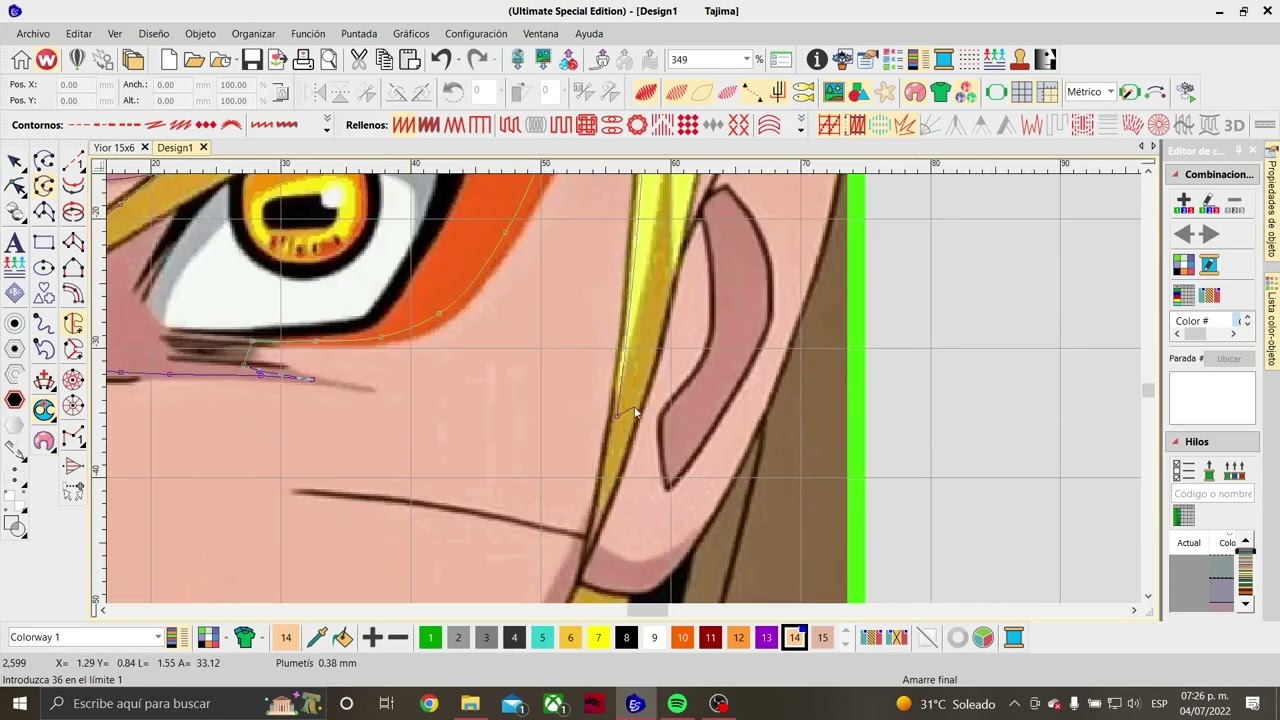 Como digitalizar diseños en wilcom - formato de bordar