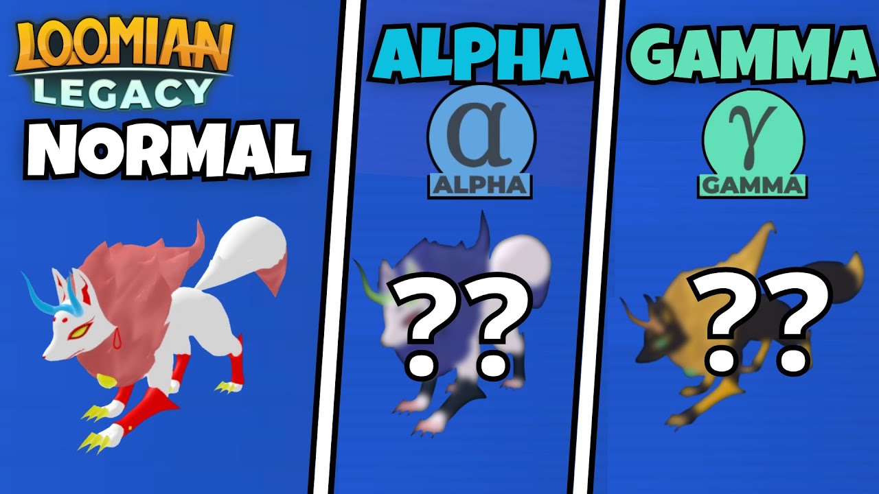 ALL Versions Of The NEW Ikazune Redesign In Loomian Legacy! YouTube