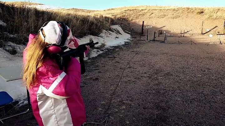 Elizabeth's First Time at the Range