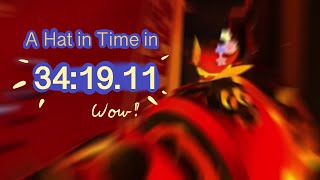 A Hat in Time Any% speedrun in 34:19.11