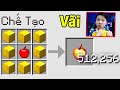 Vinh Chế Tạo Ra 512,256 Táo Vàng 😱 - THỬ THÁCH SINH TỒN THẾ GIỚI CỰC DỄ CỦA EM BÉ TRONG MINECRAFT