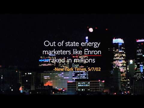 Vídeo: Quando a Califórnia desregulamentou a energia elétrica?