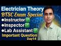 BTSC Instructor Work inspector electrician wireman important question