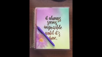 Recollections Goal Planner Setup