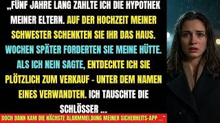 Ich zahlte 5 Jahre die Hypothek… und bei Sophies Hochzeit verschenkten meine Eltern das Haus an