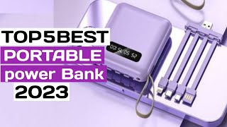 TOP 5 - BEST PORTABLE POWER BANK IN 2023💥💥 by ARA Review ZONE 227 views 5 months ago 4 minutes, 5 seconds