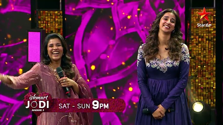 Ishmart Jodi Season 3 | Sankranthi Special with Sankranthiki Vasthunam Team | Sat-Sun 9PM | Star Maa