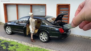 1:18 Bentley Flying Spur W12 2005, black - Minichamps [Unboxing]