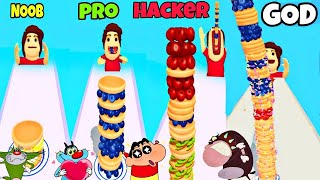 Pancake Run All Levels Mobile Gameplay Walkthrough iOS,Android Cakes Game New Pro Max Level TKVGAS screenshot 4