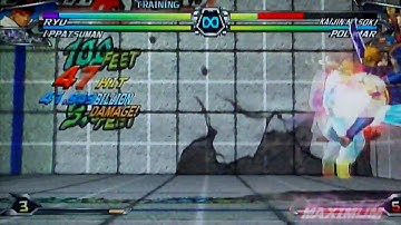 TvC practice session- Double Shin Shoryuken Combo