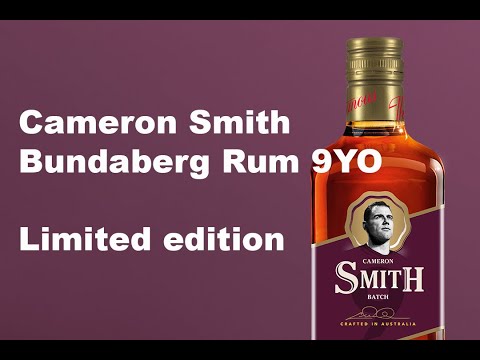 Bundaberg Rum Cameron Smith 9YO Limited Edition