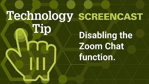 Disabling the Zoom Chat feature before or during a meeting.