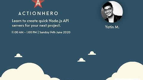 Devtalks meetup #09 Actionhero.js