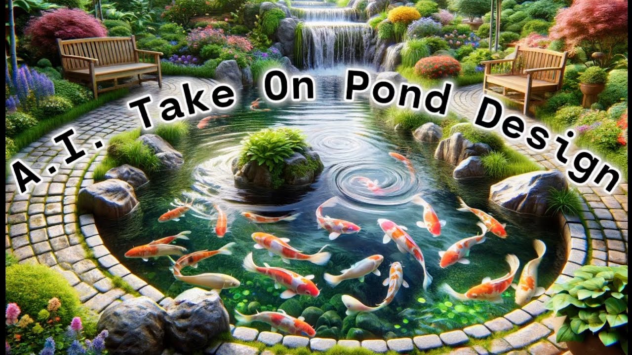 AI Generated Our New Koi Pond Thumbnail - How'd It Do? Final Comparison At The End