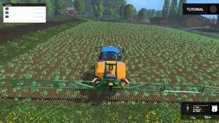 Farming Simulator 2015 -  Tutorial 3 Spraying