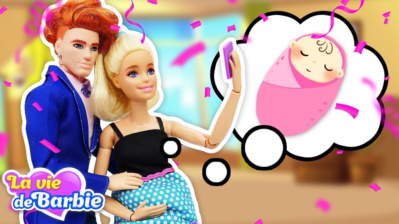 👶FILLE ou GARÇON? Barbie et Ken découvrent le genre de leur bébé. Jeux