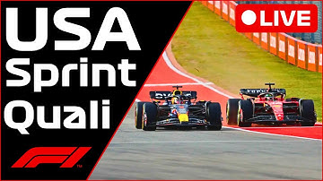 🔴F1 LIVE - USA GP SPRINT QUALI - Commentary + Timing