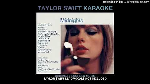 Taylor Swift - High Infidelity (Official Instrumental With Background Vocals)