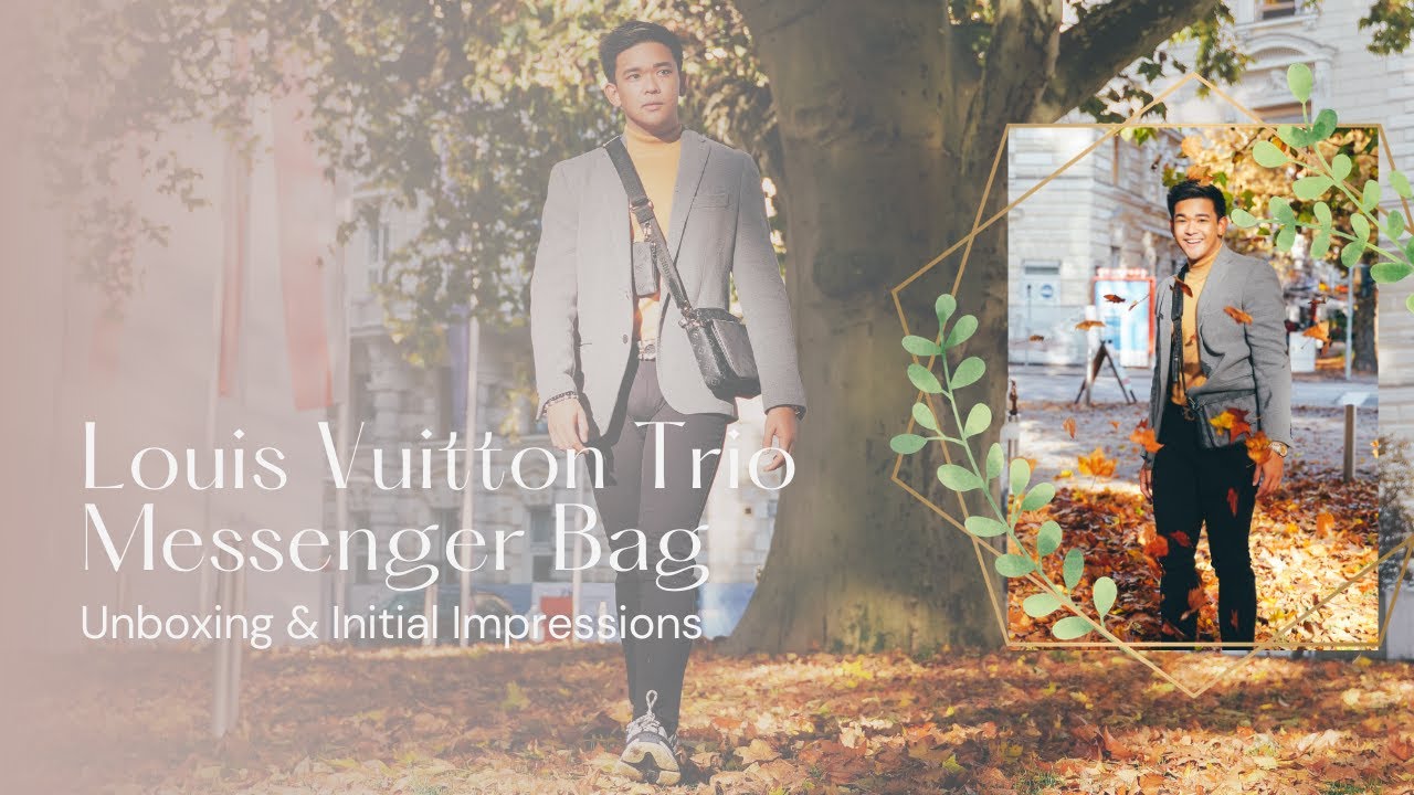 Unboxing a Mens Louis Vuitton Trio Messenger Bag - UNBOXING AND