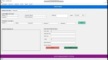 Shop management system in c# and sql with free source code || Shop management system || Fyp projects