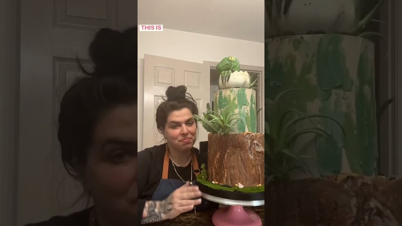 Dinosaur Cake Cakes Cakevideo Cakevideos Boycakes Boycake Kidscakes Cakedecoratingtips