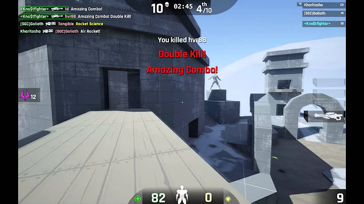 UT4 amazing combo doublekill