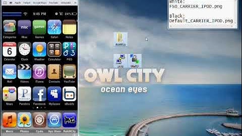 How to change your iPhone/iTouch Carrier Logo