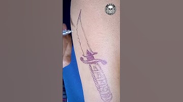 Dagger Tattoo Design | Knife Tattoo