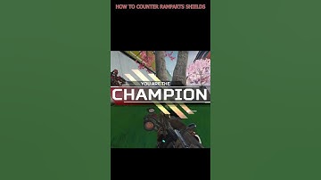 How To Counter Ramparts Shields Apex Legends Season 9 #ApexLegends #Kraber #shorts