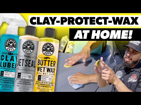 How To Clay Bar Your Car (and Apply Protection) at Home in Direct Sunlight! 