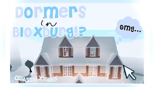 How to Make Dormers (Roof Pop-outs) in Bloxburg! Easy Tutorial