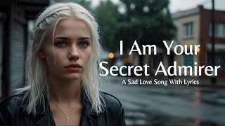 I Am Your Secret Admirer 💔 #lovesong #song #music #ai #sadsong #heartbreak #melody #singles