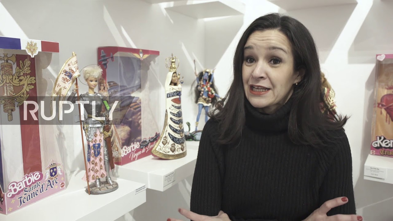 Barbie and Ken take on Virgin Mary and Jesus in Madrid 'Plastic Religion'  exhibition - YouTube
