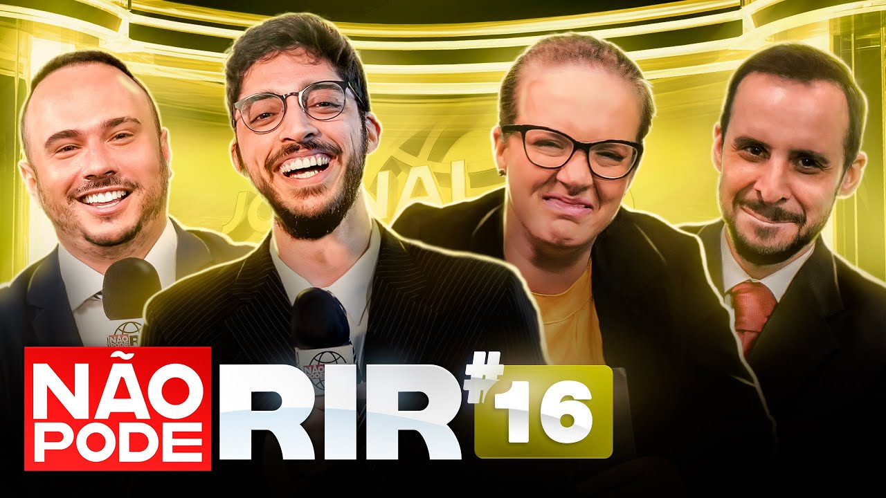 JORNAL NÃO PODE RIR com Marcos Castro, Luciana D'Aulizio, Magno Navarro e Ed Gama
